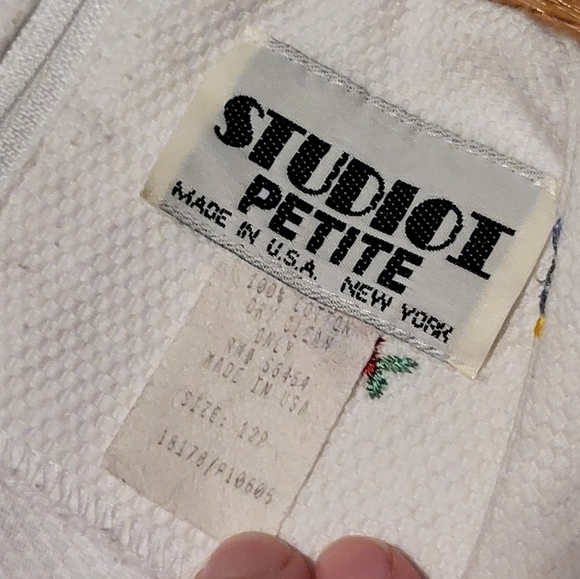 Studio I Petite USA Floral Embroidered Sleeveless Y2K Dress Size 12‎ - Picture 3 of 4